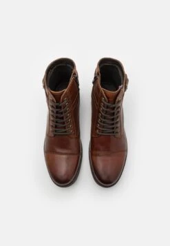 Pier One Leather - Botines Con Cordones - Brown -StepStyle 1490833927b942a0ad6e7a6db5f32814