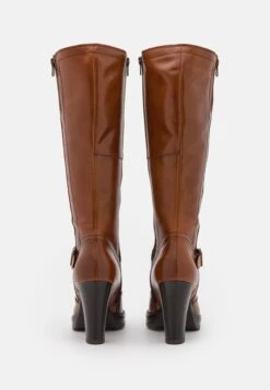 Pier One Leather- Botas De Tacón - Cognac -StepStyle 15cd9aca37c24520887417c629b27eb2