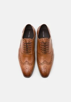 Pier One Leather - Zapatos Con Cordones - Cognac -StepStyle 15f1d142a8814a208bbc0e7f2bb30aed