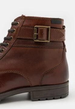 Pier One Leather - Botines Con Cordones - Brown -StepStyle 19b3201b965644c88ec83f0bd4534b42