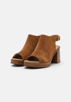 Pier One Leather - Sandalias Con Plataforma - Cognac -StepStyle 1aad5e030d104d5499acc4bd988ab98f