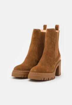 Pier One Leather - Botines De Tacón - Cognac -StepStyle 2be65df1ec21468c939e38989695e7b8