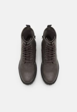 Pier One Unisex - Botines Con Cordones - Grey -StepStyle 3607680cad744fea88f5de58bb512045