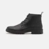Pier One Botines Con Cordones - Black