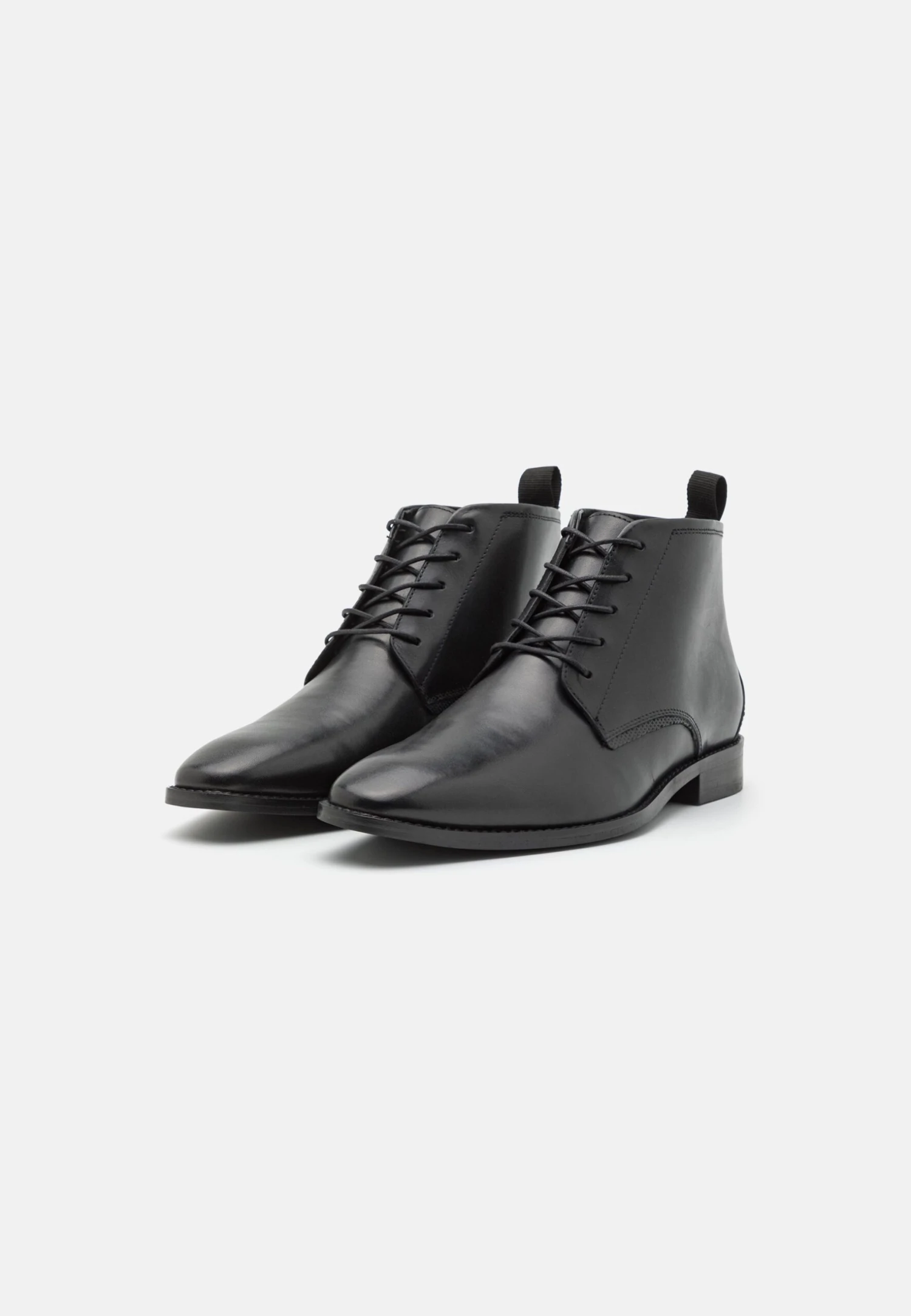 Pier One Leather - Botines Con Cordones - Black 2 Pier One Leather - Botines Con Cordones - Black - Imagen 2