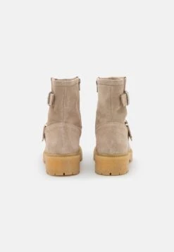 Pier One Leather - Botines Camperos - Beige -StepStyle cf36fdb9621641f985ff7d8a5ec40078