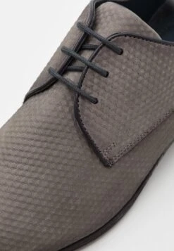 Pier One Leather - Zapatos De Vestir - Dark Grey -StepStyle e0f1574267c74dc1b5d53d5cfef035ae